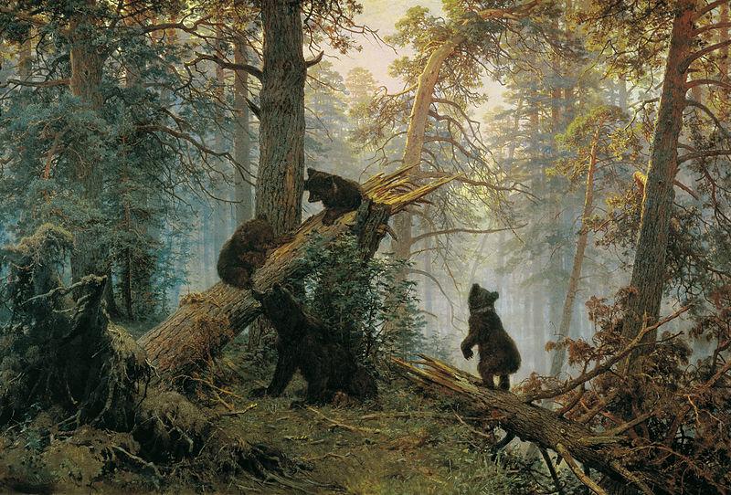 Ivan Shishkin Morning in a Pine Forest France oil painting art